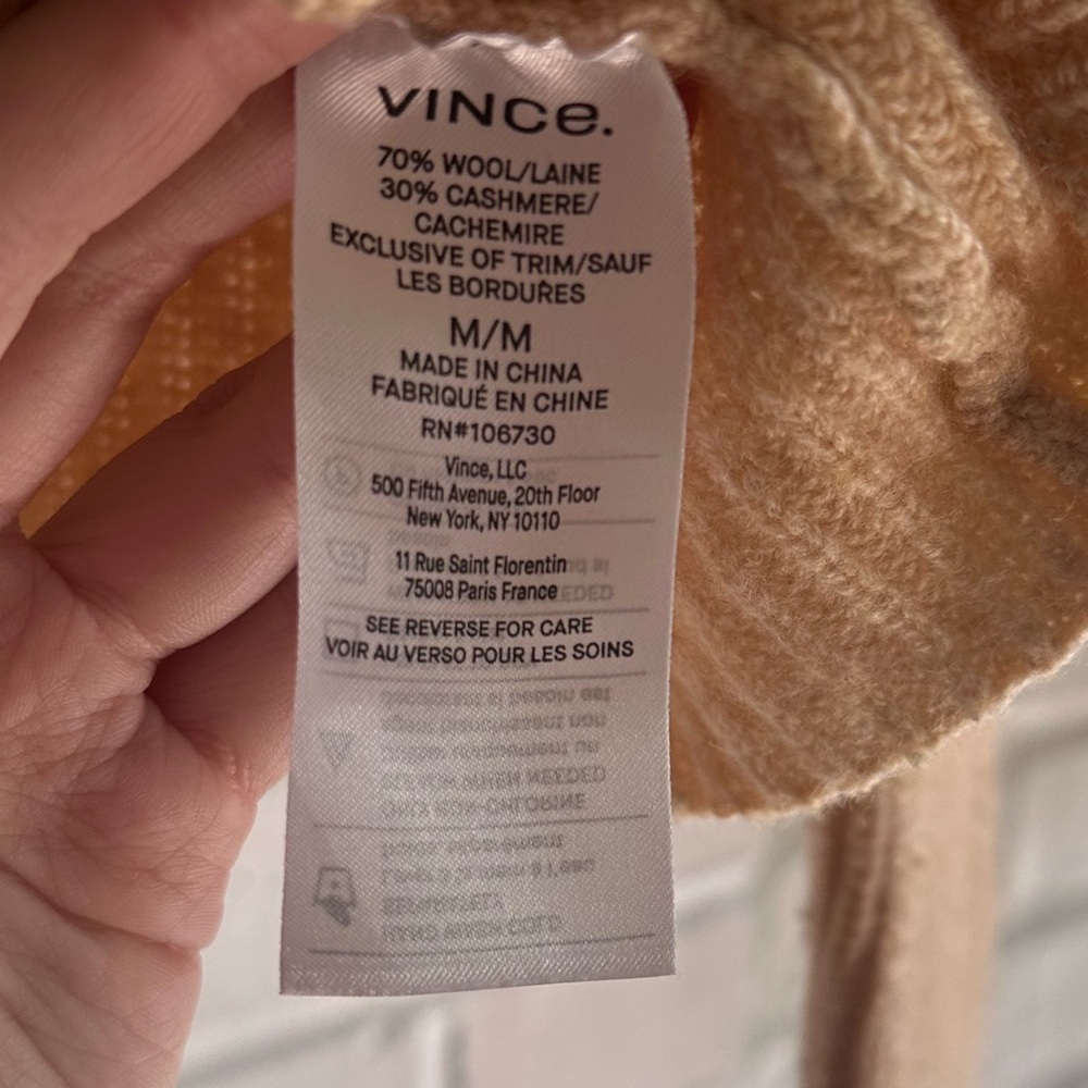 Vince Shaker Ribbed Cardigan - Picture 8 of 8